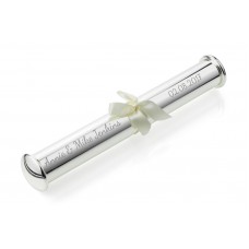 Personalised Silver Wedding/Marriage Certificate Holder With Plain Tube Design 5060352933611  283028529862